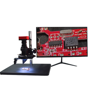 宗源3D高清4K电子显微镜数码视频PCB线路板手机钟表维修放大镜 自动寻边 测量显微镜 刀具检查 HDMI工业相机