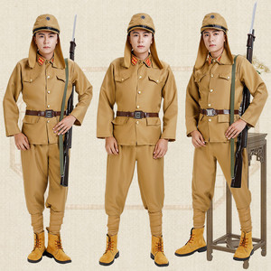 儿童日本兵军装套装日本小鬼子进村搞笑抗战小品年会表演出服装