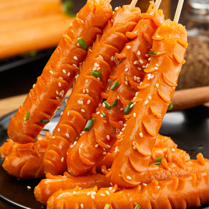 烤肠台湾奥尔良脆骨肠热狗正宗台式香肠玉米肠地道商用炸脆骨肠