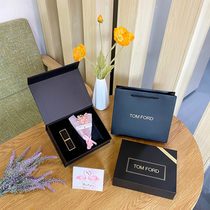 专柜 tf 汤姆福特口红生日礼盒空盒子高端套盒包装盒手提袋礼品盒