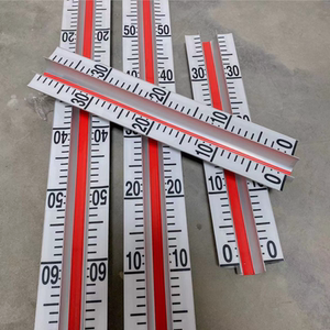 玻璃管液位计保护套 消防水池护罩带刻度铝合金标尺 水位显示尺子