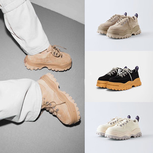 现货~瑞典代购 eytys angel 休闲系带真皮厚底松糕鞋老爹鞋运动鞋