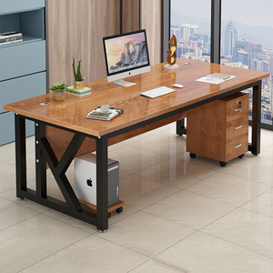 办公桌简约现代经理主管桌椅组合网红大桌子老板桌单人台式电脑桌
