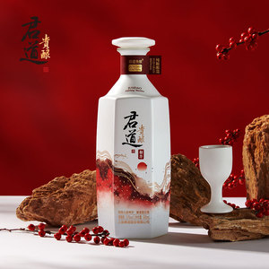 君道贵酿韶华酒新品53°酱香型500ml白酒过节送礼宴会高端礼盒装
