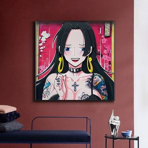 动漫人物日式动漫挂画背景墙壁画二次元装饰画动漫挂画海贼王挂画