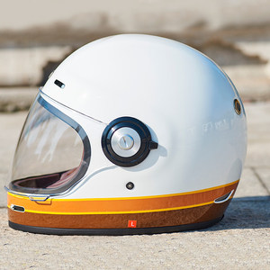 torc复古全盔摩托车头盔哈雷机车头灰玻璃钢安全帽男女3c认证四季