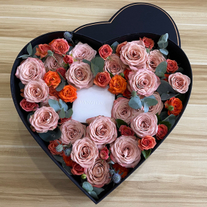 鲜花礼盒包装盒创意高档