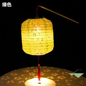 网红传统老式g蜡节灯笼怀手纸糊手工元宵烛花灯古风旧提中式装包