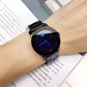 摩凡陀手表bold星空钢带情侣对表蓝色星沙石英皮带movado男女表