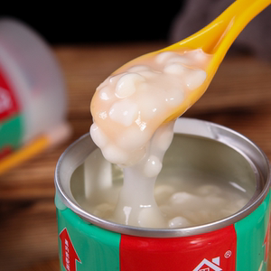 广西忻城珍珠糯玉米粥 林管家牌糯玉米粥罐装开盖即食配榨菜6罐装