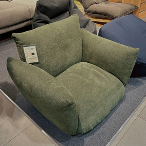 MUJI软垫沙发可自由调节折叠懒人沙发床椅小户型单双人云朵豆腐块