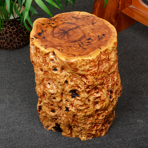 枣木墩木墩树根底座木墩子原木树桩木桩凳圆根雕凳子实木茶几树墩