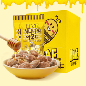 韩国进口芭蜂汤姆农场蜂蜜黄油扁桃仁混合口味坚果杏仁巴旦木零食