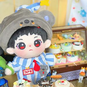 华晨宇20cm棉花娃娃q版明星人形公仔玩偶裸娃毛绒玩具送礼应援礼