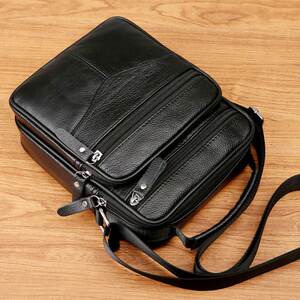 牧格mugar男士牛皮斜挎包手提单肩休闲包hb0988明梅商贸凌晏箱包