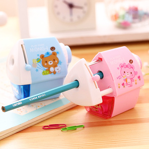 转笔刀铅笔刀洞洞笔手摇得力手摇新品可爱卡通儿童美术生专用素描小型