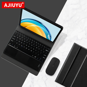 AJIUYU 适用2023华为MatePad SE蓝牙键盘10.4英寸HUAWEI matepadse无线触控键盘皮套AGSW5-W00/W09保护套/壳