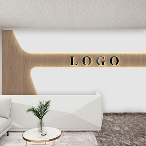 0016人付款淘宝时尚发廊理发形象背景墙个性创意3d立体吧台墙壁画美发