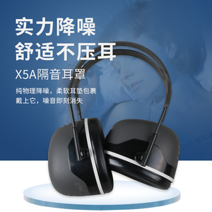 原装正品3MX5A X4A防噪音打磨工厂车间防护隔音耳罩