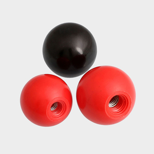 M6M8M10M12M16胶木球手柄球 铁芯红色圆球黑色塑料球 操纵杆把手