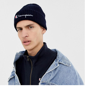 champion帽子 秋冬新款刺绣logo男女情侣保暖针织毛线帽冷帽ins潮