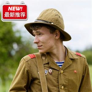 苏联军帽 苏军1f6孔m81热带加里宁战斗帽 沙漠巴拿马帽含徽 阿富