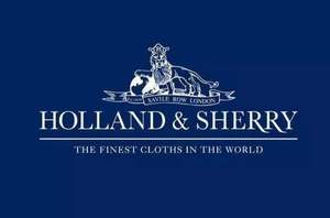 holland&sherry贺兰德&谢瑞oceania系列西装精纺纯羊毛面料可