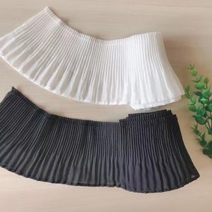 裙子花边下摆裙边装饰雪纺花边单层褶皱百褶加宽裙摆装饰裙子辅料