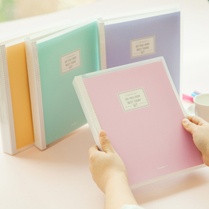 广博活页本学生记事本可换线圈本索引页活页夹办公笔记日记本a5b5