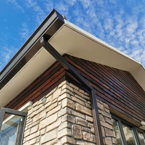 阳光房别墅铝合金天沟雨水槽金属成品檐沟檐槽排水沟屋檐接水槽