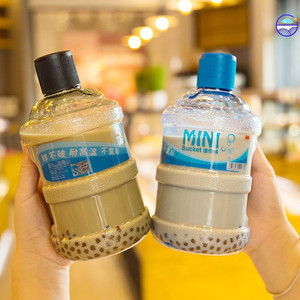 奶茶桶装网红一次性水桶瓶子果汁杨枝宝藏桶矿泉水桶杯甘露打包桶