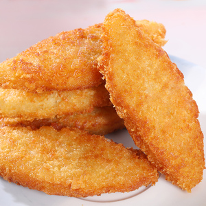 宝宝饮食深海鳕鱼排油炸鳕鱼海鲜半成品小吃油炸食品冷冻雪鱼