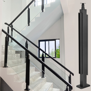 楼梯扶手室内家用不锈钢栏杆阁楼围栏阳台平台立柱简约现代护栏