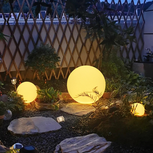 户外发光圆球灯太阳能草坪庭院灯花园露台阳台家用装饰氛围景观灯