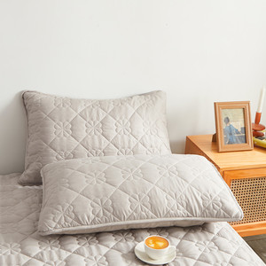 夹棉加厚一对装48×74cm枕头套成人单人枕芯罩枕皮雷夫罗旗舰店55