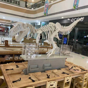 儿童益智恐龙考古桌子霸王龙挖掘diy化石玩具桌游乐场设备商场用