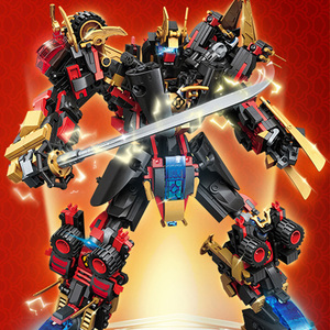 乐高拼装机甲战神积木6男孩拼插变形合体金刚机器人模型7儿童玩具