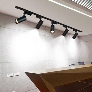 led轨道灯射灯超亮服装店铺前台灯商场超市发廊美容美发店专用灯