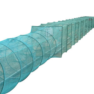 大型捕鱼笼虾笼螃蟹笼甲鱼笼抓大鱼加粗加厚全有结折叠笼大眼小眼