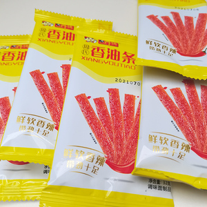 香油条辣条周氏周再德26g包装咸辣麻辣口袋零食辣条零食辣条儿时