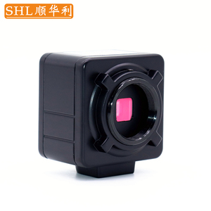 SHL顺华利 高清500万像素彩色免驱USB2.0工业相机CCD机器视觉摄像头显微镜电子目镜带测量功能软件 二次开发