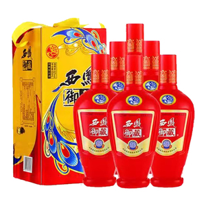 西凤酒52度浓香型高度白酒整箱 黄西凤御藏婚宴酒礼品酒500ml*6瓶