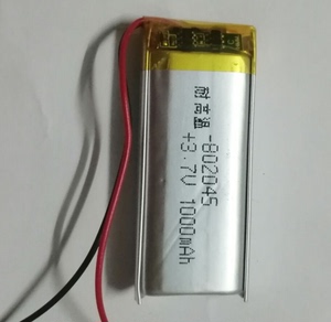 3.7V聚合物锂电池 802045 750mAh适用美容仪成人用品按摩棒计步器
