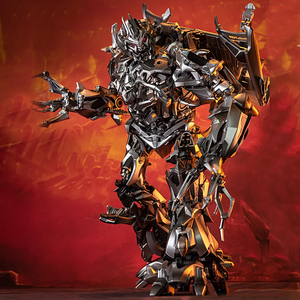 000人付款淘宝夜风重涂 变形金刚 电影5 威震天战损飞机金属黑曼巴