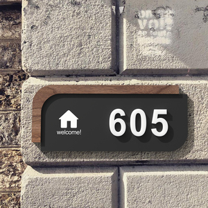 亚克力立体门牌号码牌家用订制高档住宅房号酒店门牌号定制房间号宾馆