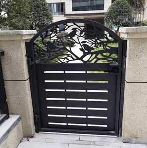 花园大门子双开门乡村室外铁艺不锈钢门户外别墅庭院大门院