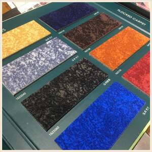 静电植绒方块毯