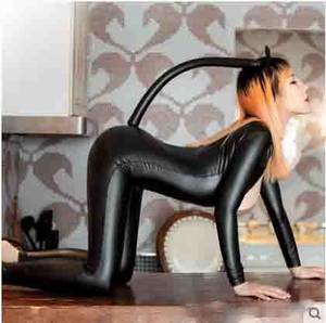 sm情趣内衣骚女王制服连体皮衣激情胶衣cos漆皮紧身衣包衣式包臀