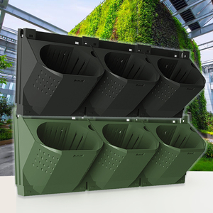 花盆容器植物花槽立体垂直绿化种植盒绿化边坡墙模块室外绿化围挡