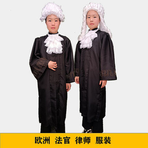 欧美中世纪大法官律师袍服装威尼斯商人舞台剧话剧演出服装出租